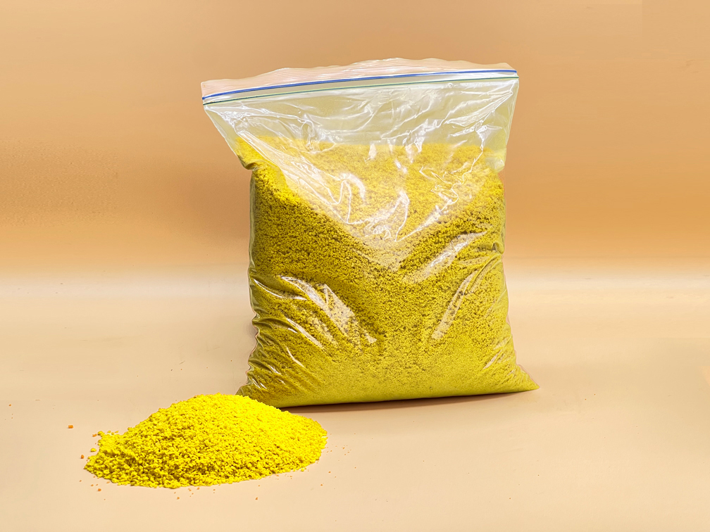 پودر سوخاری با رنگ طبیعی زرد
