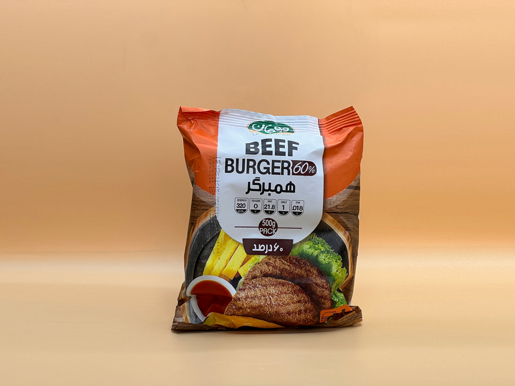 همبرگر ۶۰٪ موجان